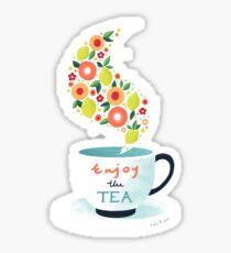Enjoy the Tea Sticker