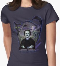 Edgar Allan Poe Gothic Women's Fitted T-Shirt