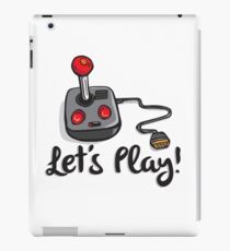Old School Gaming Joystick - Let's Play iPad Case/Skin