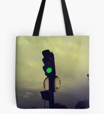 traffic lights in paris Tote Bag