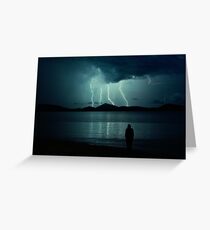 Lightning Greeting Card