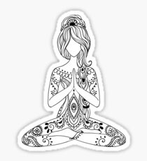 Yoga Om Chakras Mindfulness Meditation Zen 3 Sticker