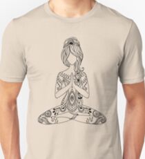 Yoga Om Chakras Mindfulness Meditation Zen 3 Unisex T-Shirt