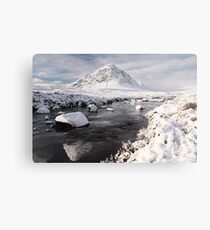 Glencoe winter landscape Metal Print