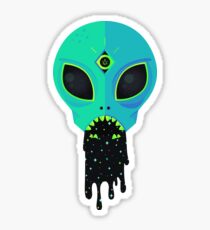 Alien Flu Sticker
