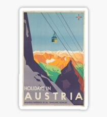 Vintage poster - Austria Sticker