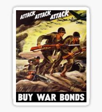 Buy War Bonds -- WW2 Propaganda Sticker