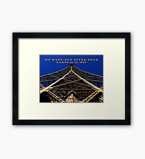 We Weep, But Never Fear ~ 11/13/2015 Framed Print