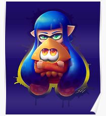 Póster Splatoon: Squiddy Cuddles
