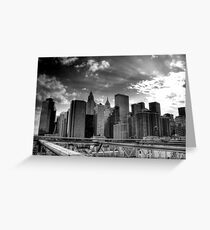 New York Skyline Greeting Card