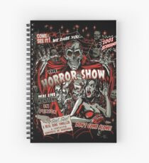 Spook Show Horror movie Monsters Spiral Notebook