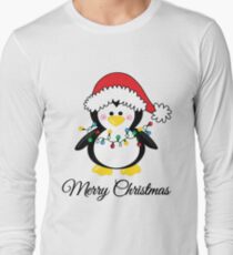Christmas Penguin Long Sleeve T-Shirt