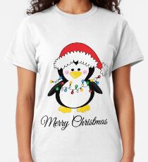 Christmas Penguin Classic T-Shirt