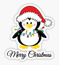Christmas Penguin Sticker