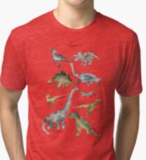 Dinosaurs Tri-blend T-Shirt