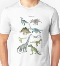 Camiseta unisex Dinosaurios