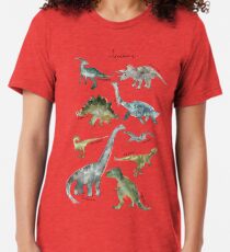 Dinosaurs Tri-blend T-Shirt