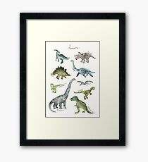 Dinosaurs Framed Print