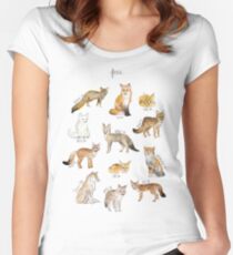 Foxes Women's Fitted Scoop T-Shirt