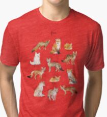 Füchse Vintage T-Shirt