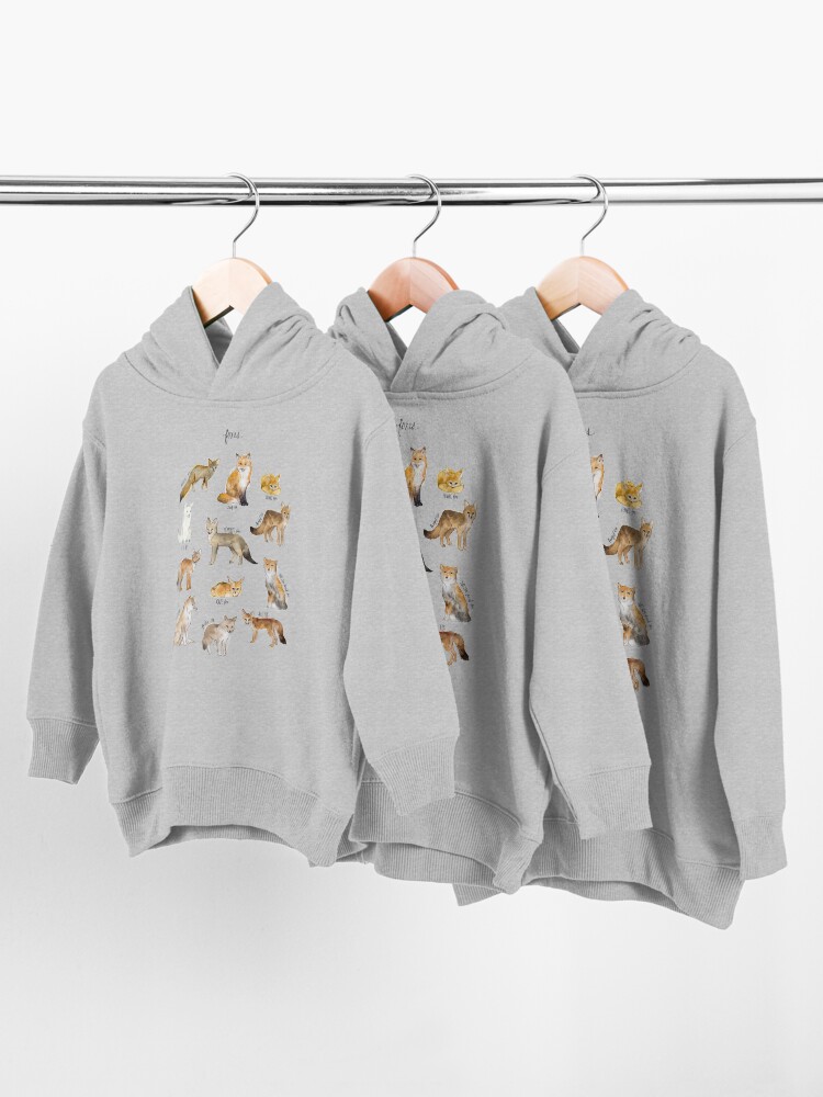 Alternate view of Foxes Toddler Pullover Hoodie