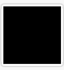 Black Square Sticker