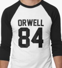 Orwell 84 Jersey - Black Men's Baseball ¾ T-Shirt
