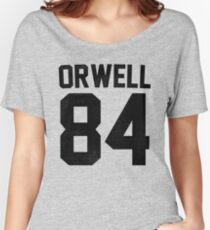 Orwell 84 Jersey - Black Women's Relaxed Fit T-Shirt