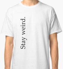 Camiseta clásica mantente raro
