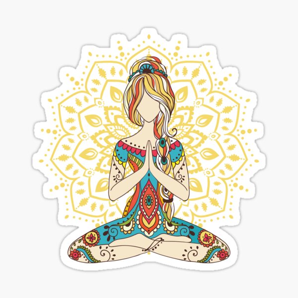 Meditation Stickers | Redbubble