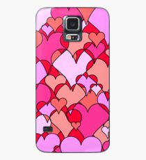 Pink collage hearts Case/Skin for Samsung Galaxy