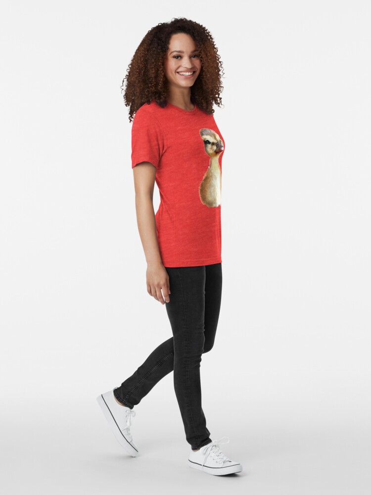 Alternate view of Little Duck Tri-blend T-Shirt