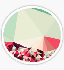 Poppy Field Tris Sticker