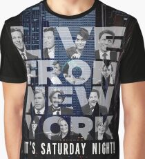 Live From New York, Saturday Night Live Graphic T-Shirt