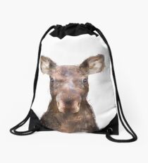 Little Moose Drawstring Bag