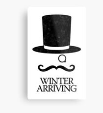 Winter is Arriving Metal Print