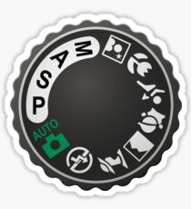 DSLR Camera Dial Selector Sticker