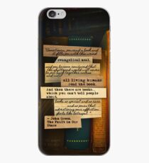 Thoughts From Books on Phones iPhone Case