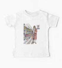 Jeffrey Lebowski and Milk. AKA, the Dude. Baby T-Shirt