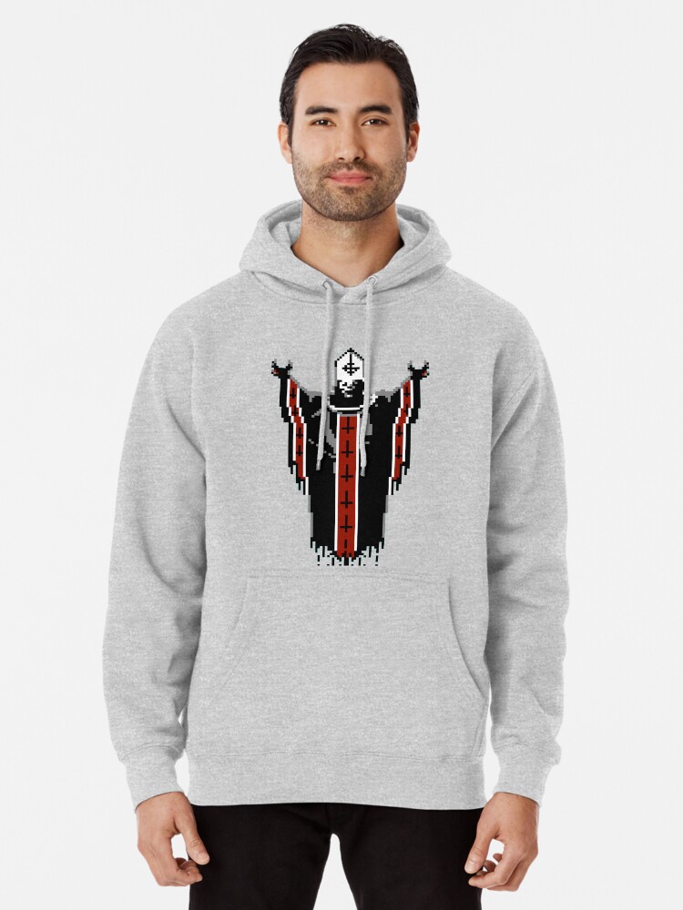 ghost pullover hoodie