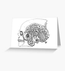 Skull Greeting Card