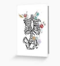 Ornate skeleton Greeting Card
