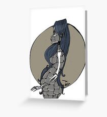 Cyborg couleur Greeting Card