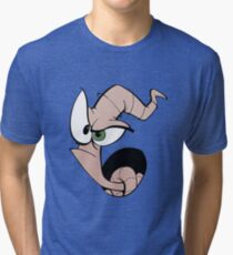 Earthworm Jim Tri-blend T-Shirt