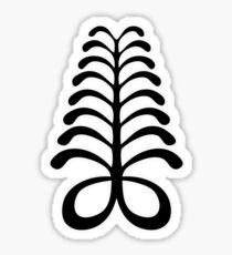 aya adinkra africa ghana symbol Sticker