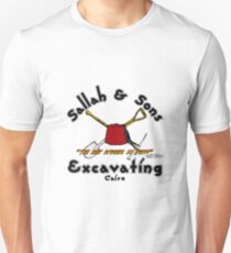 Sallah and Sons Excavating Front Slim Fit T-Shirt