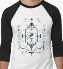Italian Renaissance Bird T-Shirt Men's Baseball ¾ T-Shirt