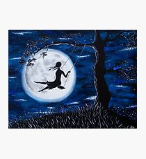 Moonlit Swing Photographic Print