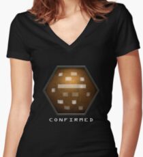 ZEN: Confirmed Women's Fitted V-Neck T-Shirt