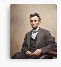 Colorized - Abraham Lincoln Canvas Print